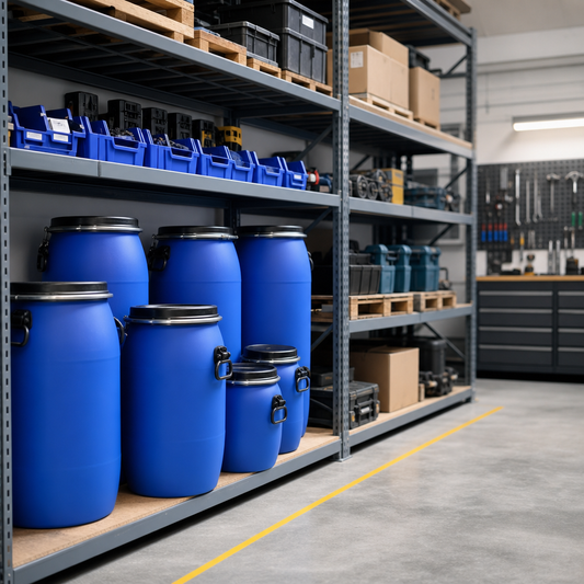 Wide Opening Sealable UN Approved Plastic Barrels 2.9L–68L