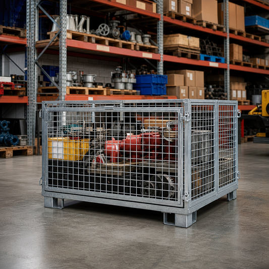 Wire Mesh Pallet Cage 1200 x 1000mm