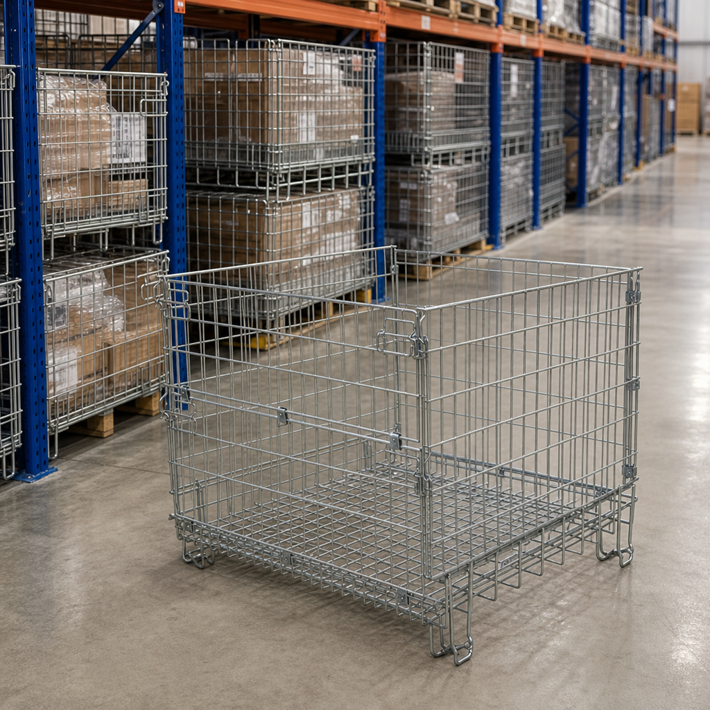Wire Mesh Pallet Cage 1200 x 1000mm