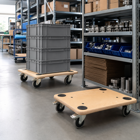Wooden Dollies with 300 kg or 500 kg Load Capacity