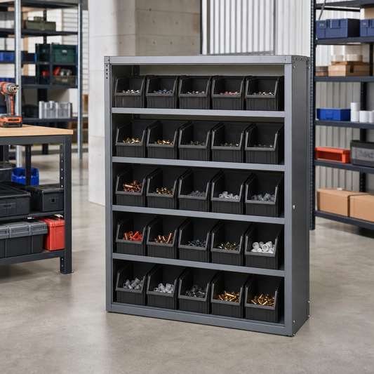 Workshop Storage Cabinet with 24 Bins 1000x800mm