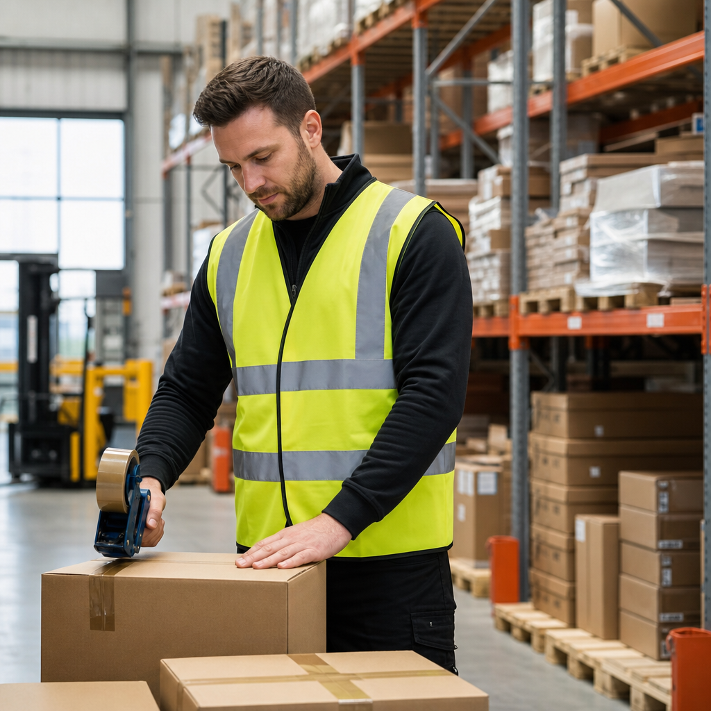 Yellow Hi Vis Safety Waistcoat