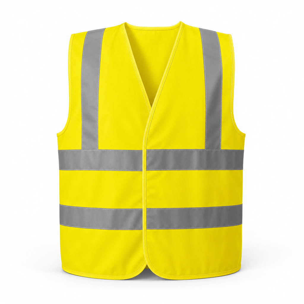 Yellow Hi Vis Safety Waistcoat