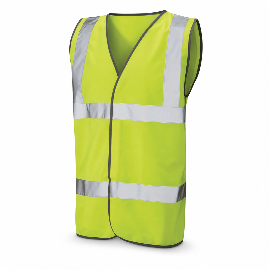 Yellow Hi Vis Safety Waistcoat
