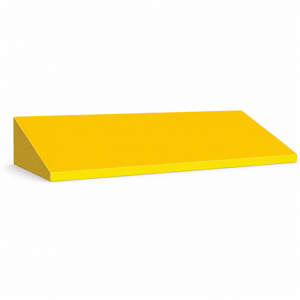 Yellow Steel COSHH Cabinet Sloping Top Accessory
