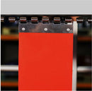 Firebrick Hook On Solid Colour PVC Curtain Strips Linear Metre