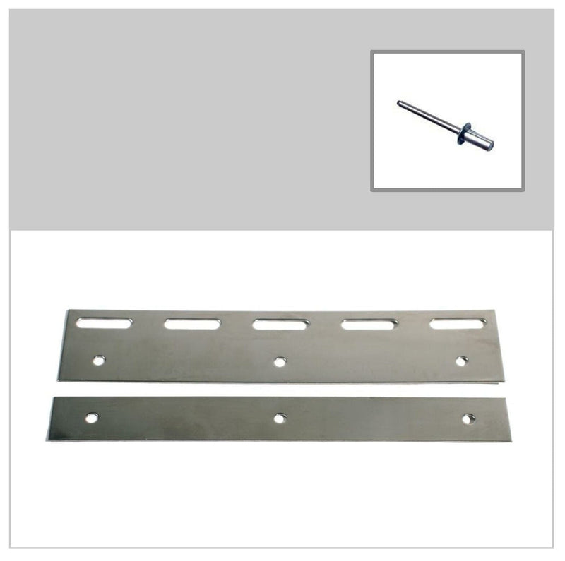 Gray Stainless Steel Hook On Plate Sets