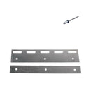 Gray Galvanised Steel Hook On Plate Sets