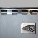 Dark Gray Partition PVC Strip Curtains (Hook on)