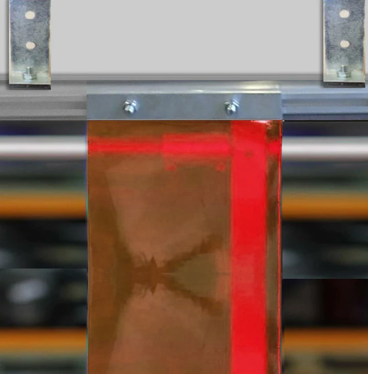 Sienna Twin Track PVC Strips (Transparent Colour) Linear Metre