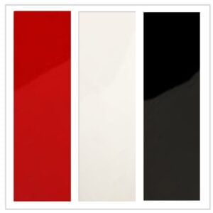 Firebrick QuickMount Solid Colour PVC Curtain Strips Linear Metre