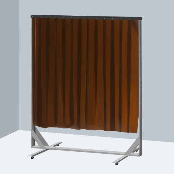 Saddle Brown Mobile Welding Screen - Bronze 2mtrs x 2mtrs