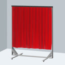 Firebrick Mobile Welding Screen - Red 2mtrs x 2mtrs